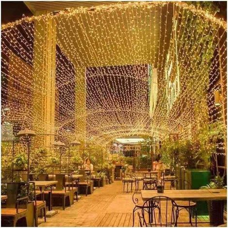 Guirnalda luminosa de 100 m con 1000 LED para interior y exterior, luces de Navidad, 8 modos, guirnalda impermeable, cable transparente para decoración del hogar, fiestas, Navidad, bodas, blanco cálid (1/5)