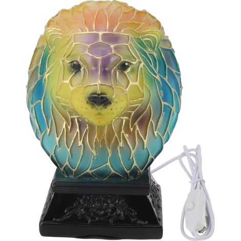 animalière vintage en résine lampe LED USB 5V à éclairage