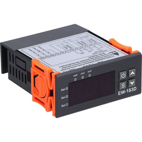 Thermostat Numérique LCD 220V avec Sonde HW-183D pour Contrôle de Température (1/5)