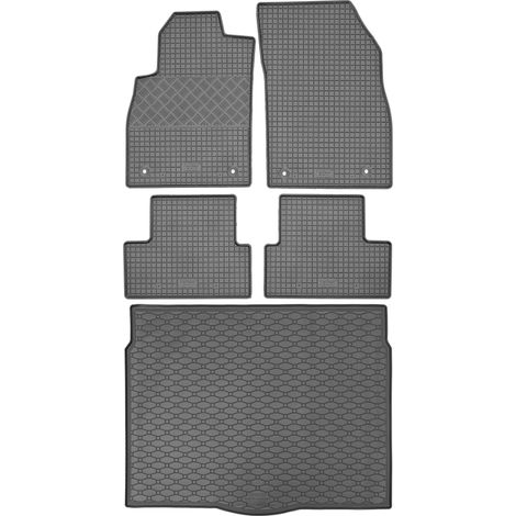Opel Astra IV J Hatchback de 09.2010 a 03.2016 SET - Alfombrillas de goma para coche + alfombrilla para maletero