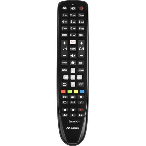 Meliconi Gumbody Personal 4 plus Fernbedienung IR Wireless TV Drucktasten (1/2)