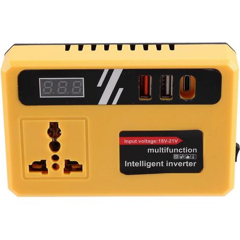 Convertisseur de puissance pour batterie Dewalt 20 V CC vers 220 V CAstation d'alimentation portablechargeur de générateur (1/5)