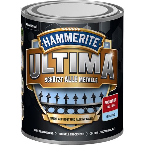 Hammerite Metallschutzlack Ultima Glänzend, Rubinrot, RAL 3003, 750 ml (1/5)