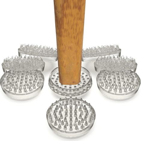 Patins de protection pour tapis et moquette - Fini les marques de pieds de meubles sur votre tapis - Lot de 8 (4,7 cm de diamètre) (1/5)