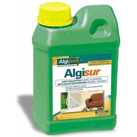 ALGISUR - 1 LITRE - Anti-salpêtre murs, cloisons ALGIMOUSS - 008001