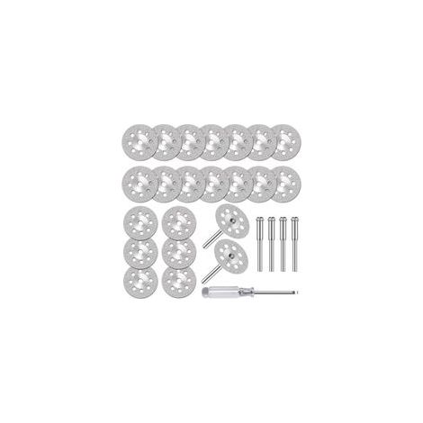 20 Mini Disques Diamant 3mm pour Dremel, Coupe Pierre Verre Céramique, Accessoires de Découpe Précis et Durables (1/4)