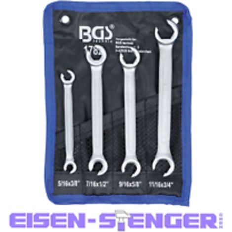 Satz Ringschlüssel bgs technic Stahl silber 4 Stück