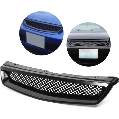 Frontgrill im JDM-Type-R-Stil für Honda Civic 1999-2000, EK-Motorhaubenteil