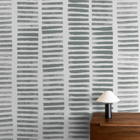 Papier peint panoramique Rondin, Beige 150 x 250cm (1/5)