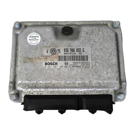 Calculateur Moteur VOLKSWAGEN Golf Iv 98-2004 [PRODUIT D'OCCASION] ♻️ 036906032bj - Garantie à vie (1/2)