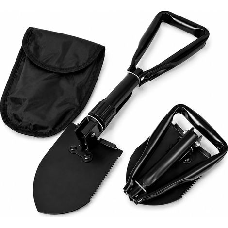 1 pcs Folding Detecting Shovel – Heavy Duty Metal Detector Shovel, Portable Collapsible Digging Tool for Treasure Hunting, Gold Prospecting & Outdoor Use (1/4)