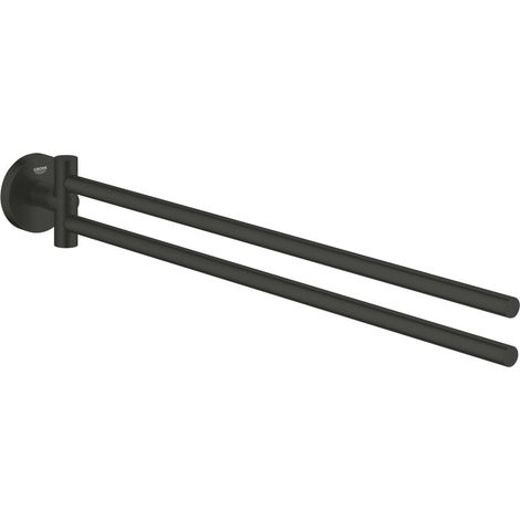 Grohe QuickFix Start - Portasciugamani, nero opaco 411832430 (1/2)