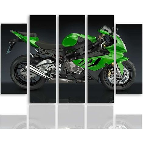 Tableau une moto de sport - 200 x 100 cm (1/5)
