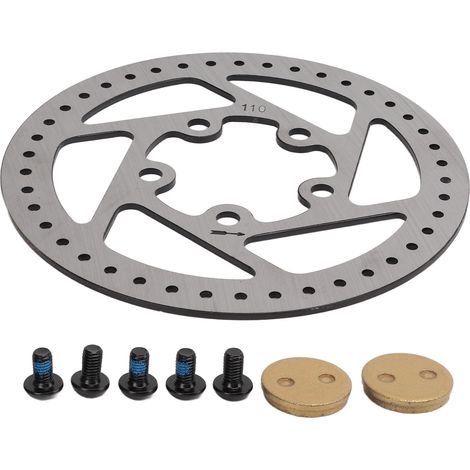 Disque de frein 110mm 5 trous et plaquettes pour Xiaomi M365/1S/LITE - Pièces de rechange trottinette électrique (1/5)