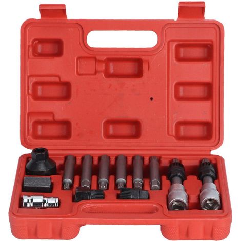 Kit d'outils pour alternateurs, clé à douille, roue libre 33 dents, compatible Ford (1/5)