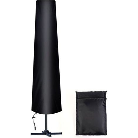 Bardusch - 300 cm gerade Sonnenschirmhülle, 210D Oxford Schutzhülle für Sonnenschirme mit Aufbewahrungstasche, wetterfest und UV-beständig (1/4)