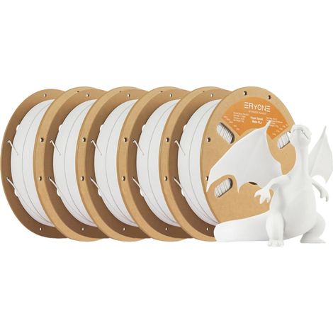 Filamento per stampa 3D, finitura opaca, elevata compatibilità, bianco, 5 kg (1/2)