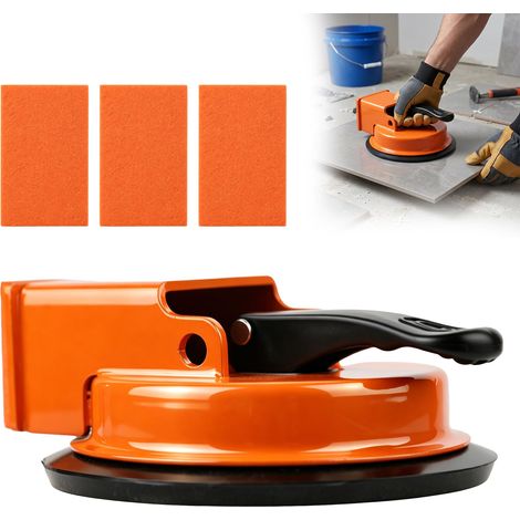 Kit de réparation de sol avec ventouse – Outil pour parquet et sols stratifiés, bois ou vinyle – Inclut 3 autocollants (1/5)