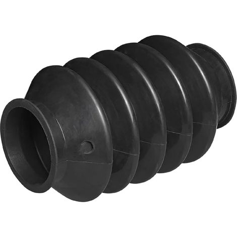 1 - Soufflet En Caoutchouc - Manchon De Protection - Pour Frein À Inertie Et Rail Coulissant - Résistant Poussière Humidité Saleté - Remorque Knott KF KFG - Noir - 50x165 Cm (1/5)