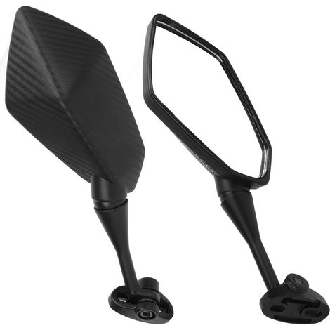 1 paire de rétroviseurs latéraux de moto style fibre de carbone, de remplacement pour HYOSUNG GT125R, GT250R, GT650R et GT650S. (1/5)
