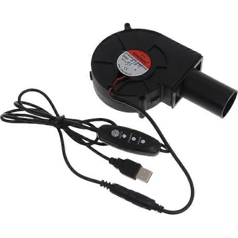 Ventilateur électrique portable pour barbecue. 5 V CC. turbocompresseur pour barbecue. pique-nique et camping. (1/5)