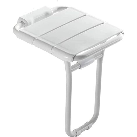 Duschsitze, Duschhocker, Badezimmer-Klapphocker, Wandstuhl, Duschraum-Badezimmerhocker, Badezimmer-Aluminiumlegierung, Maximale Tragfähigkeit 175 kg, Badestuhl, Geeignet für ältere Menschen, Senioren 