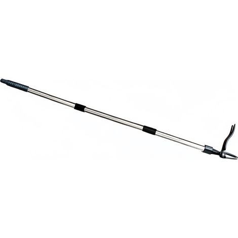 Arracher les mauvaises herbes sur pied, poignée réglable de 112 cm, outil de désherbage manuel à 4 griffes pour jardin et pelouse. (1/5)