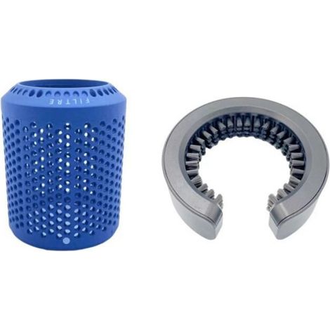 Couvercle de Filtre ExtéRieur pour SèChe Cheveux Dyson HD01 HD03 HD08, Filtre Anti PoussièRe, Filet de Filtre, Accessoires de