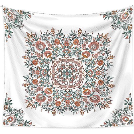 150200cm Tapisserie Bohmienne - Fleur Crase, Tapisserie Dcorative, Tapisserie De Style Mandala, Toile De Fond Vivante (1/5)