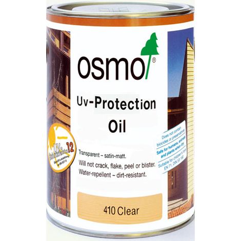Osmo UV Protection Oil - Clear - Without active Ingredients - Satin - 750ml