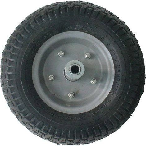 Rad für Streuwagen Goodfarm 411, Achse 16 mm, Metalllager, Ersatz