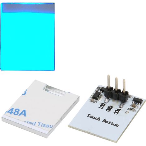 Interrupteur tactile capacitif avec module de capteur LED silencieux (2,7 V-6 V) (Bleu) (1/5)