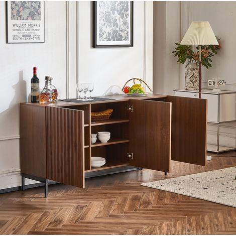 Aparador salón con puertas onduladas y gran almacenaje OKMYHOME (1/5)