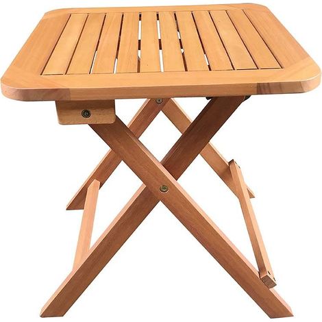 GARDENIA Tavolino d'appoggio in legno amalfi, richiudibile, 45x45xh.45