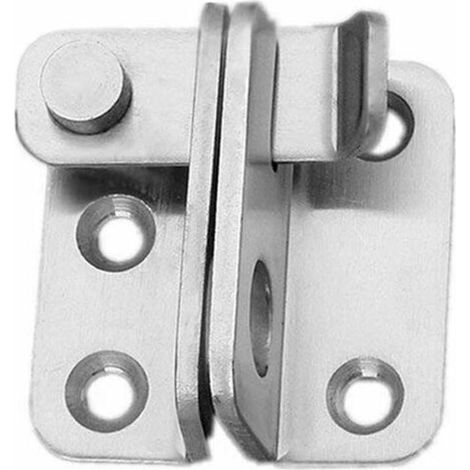 Cadenas en acier inoxydable avec loquet pour porte, petit verrou  pour toilettes, fenêtres, meubles, chatière, gauche