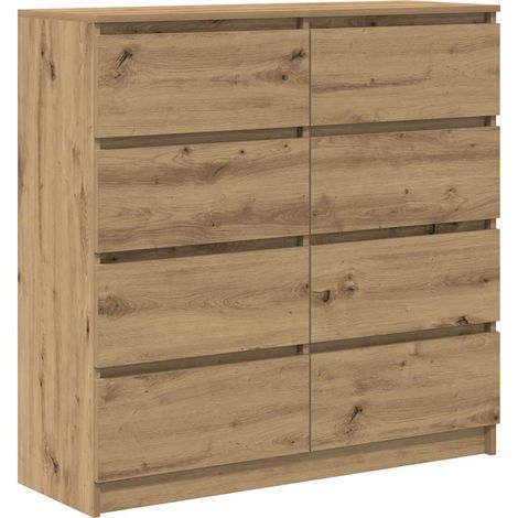 Maison Exclusive - Aparador Artisan Roble 100x35x99 cm Madera de