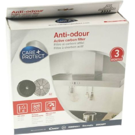 Ersatzteil - Lot de 2 filtres charbon  KFC6914 modèle 145 d'origine -  - CANDY, ARISTON HOTPOINT, SOGELUX, AIRLUX, ROSIERES, BEKO, GLEMGAS, ELITAIR, AYA, INDESIT, PROLINE, LEISURE, SAMSUNG, VALBERG, C