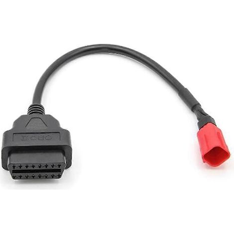 Câble adaptateur 16 broches vers 6 broches, connecteur de diagnostic OBD2 pour motos (1/5)