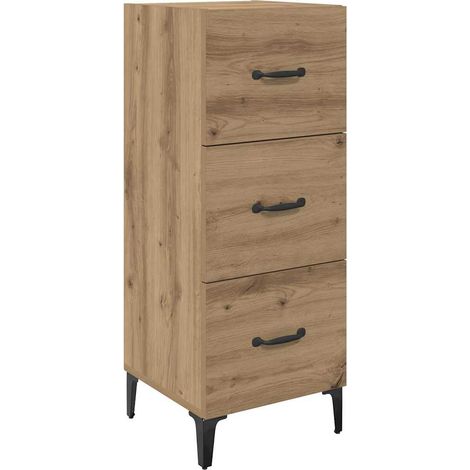 Sideboard Artisan Oak 34.5 x 34 x 90 cm Engineered Wood vidaXL (1/5)