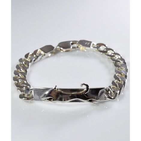 Herren Saluki Sprungarmband in 925 Silber