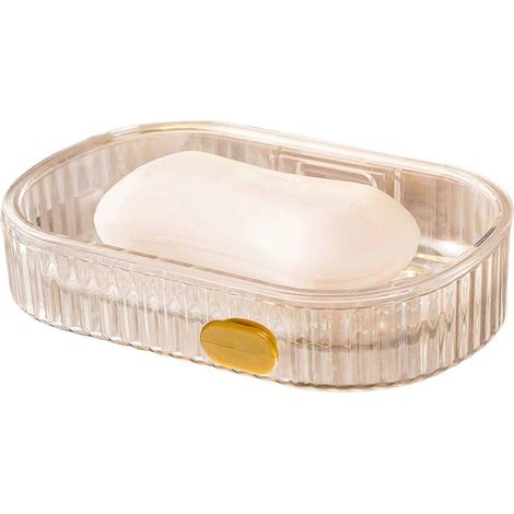 Porte-savon autocollant résistant, organisateur d'évier robuste et durable pour buanderie, baignoire ou balcon (1/3)