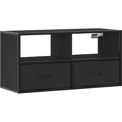 Maison Exclusive - TV-Schrank Schwarz 80x31x39,5 cm Holzwerkstoff (1/5)