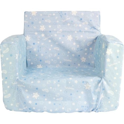 Tataway Poltroncina Bambini Azzurra Per Relax E Gioco (1/5)