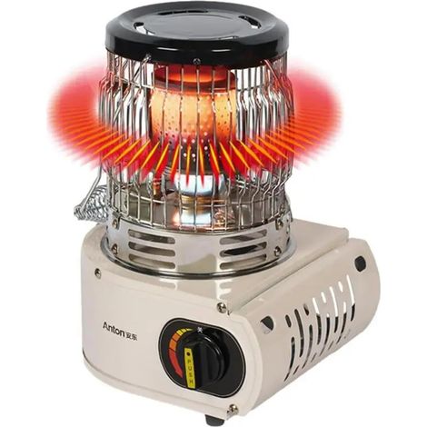 Poêle Chauffant Multifonction, poêle à rôtir, Camping, brûleur à gaz, randonnée, poêles fendus Portables, Chauffage au gaz liquéfié (1/5)