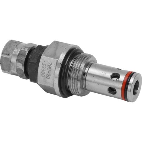 Soupape de décharge en acier pour excavatrice, précision élevée, grande performance mécanique, pièce de rechange compatible Komatsu, vanne de régulation de pression robuste (1/5)