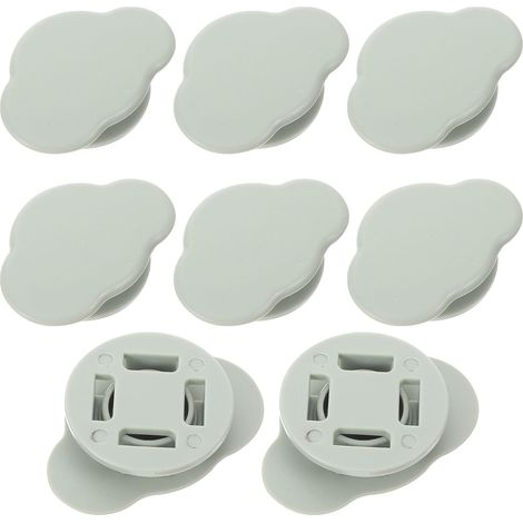 Bettlakenclips 8 pièces Auspc Material rutschfeste Befestigungselemente für Satin Bettlaken et (1/5)