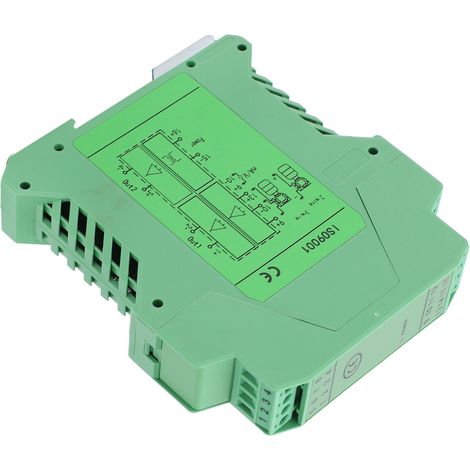 DC-Signalisolator Strom-Spannungs-Transmitter DIN-Schienenmontage 1 Eingang 2 Ausgänge 0–5 V bis 0–10 V GLG (1/5)