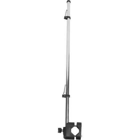 Mât de drapeau de bateau de 533.4mm, en acier inoxydable 304, Clip en plastique réglable monté sur Rail, antirouille pour Yacht, voiture, camping-car, Marine (1/5)