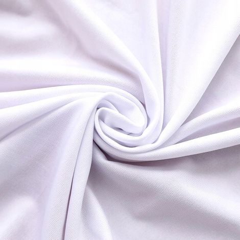 Nappe blanche élastique pour table de banquet et restauration 180 x 76 cm [25C] (1/5)