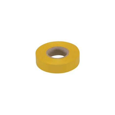 Nastro isolante in vari colori con misure 19 mm x 33 M alta qualità Silverline-Giallo